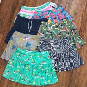 7 like new Cat & Jack scooters